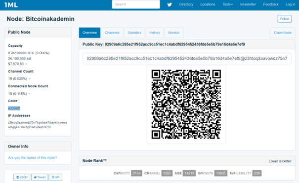 Bitcoinakademins Lightning nod